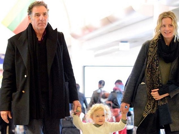 Beth Skipp and Michael Richard with their son Antonio Baz Richards.